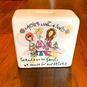 Born to Shop 2010 Ladies Lunch Funs Money Box with graphics - Vintage